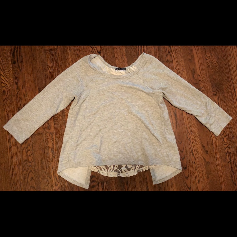 Lacey open back sweater